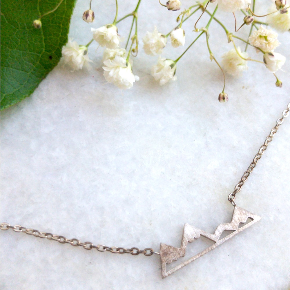 Silver Mountain Necklace